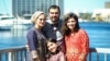 Basma Alawee at her new hometown in Jacksonville, Florida, with her husband and two daughters. (Courtesy Basma Alawee) 