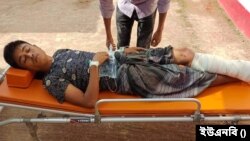 নাইক্ষ্যংছড়িতে স্থলমাইন বিস্ফোরণে আহত যুবক 