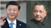 中国领导人习近平（左）与前领导人邓小平