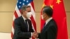 U.S. Secretary of State Antony Blinken meets with China's Foreign Minister Wang Yi during the 77th United Nations General Assembly on Sept. 23, 2022. 