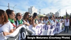 El Encuentro Nacional de Mujeres en Trelew, Argentina, concluyó el lunes, 15 de octubre de 2018.