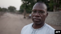 Noureddine Adam, le chef du FPRC, en Centrafrique, à Birao, le 20 décembre 2017.