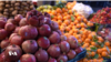 A produce stand is seen in the Kurdistan region, in this screen grab taken from a video by VOA Kurdish.