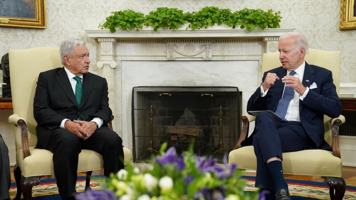 Biden, presidente de México habla sobre inmigración y economía en segunda reunión en la Casa Blanca