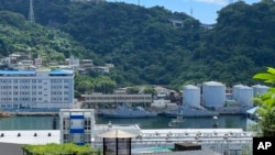 Тайваньские военные суда замечены в гавани Килунг на Тайване, 4 августа 2022 года