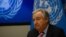 FILE - U.N. Secretary-General Antonio Guterres speaks to reporters at U.N. headquarters in New York, Aug. 3, 2022.