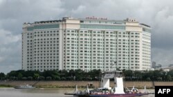 柬埔寨首都金边第55届东盟外长会议的举办酒店（2022年8月1日）