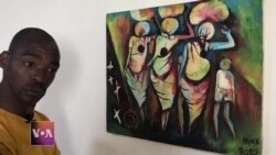 Mozambican Artist Who Paints With Feet Sees COVID as Crippling 