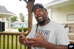 Incarcerated at 15, Jackson, Miss., resident Antonio McGowan, Wednesday, June 29, 2022. (AP Photo/Rogelio V. Solis)