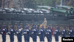 Парад военной хунты в Мьянме