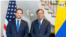El presidente Iván Duque recibe a la delegación del presidente de EEUU, Joe Biden, el 22 de julio de 2022. [Foto: Presidencia de Colombia]