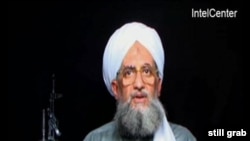 Image from video obtained by IntelCenter shows Al-Qaida top lieutenant to Osama bin Laden, Ayman al-Zawahiri.