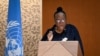 FILE - South African Minister of International Relations and Cooperation Naledi Pandor delivers a speech in Geneva, Feb. 28, 2022.