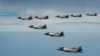 미한 첫 F-35A 연합비행훈련...북한 7차 핵실험 준비 강력 경고