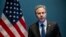 FILE: Secretary of State Antony Blinken speaks during a visit to the Office of Director of National Intelligence in McLean, Va., Monday, July 18, 2022. (Saul Loeb/Pool via AP)