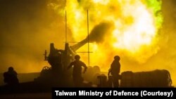 2022年7月27日，台灣陸軍金門防衛指揮部聯合反登陸作戰操演。 （照片來自台灣國防部網站）