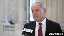 FILE: Exclusive interview with Republican senator Jim Risch by VO at the Russell Senate Office building. Taken Wednesday, July 27th, 2022