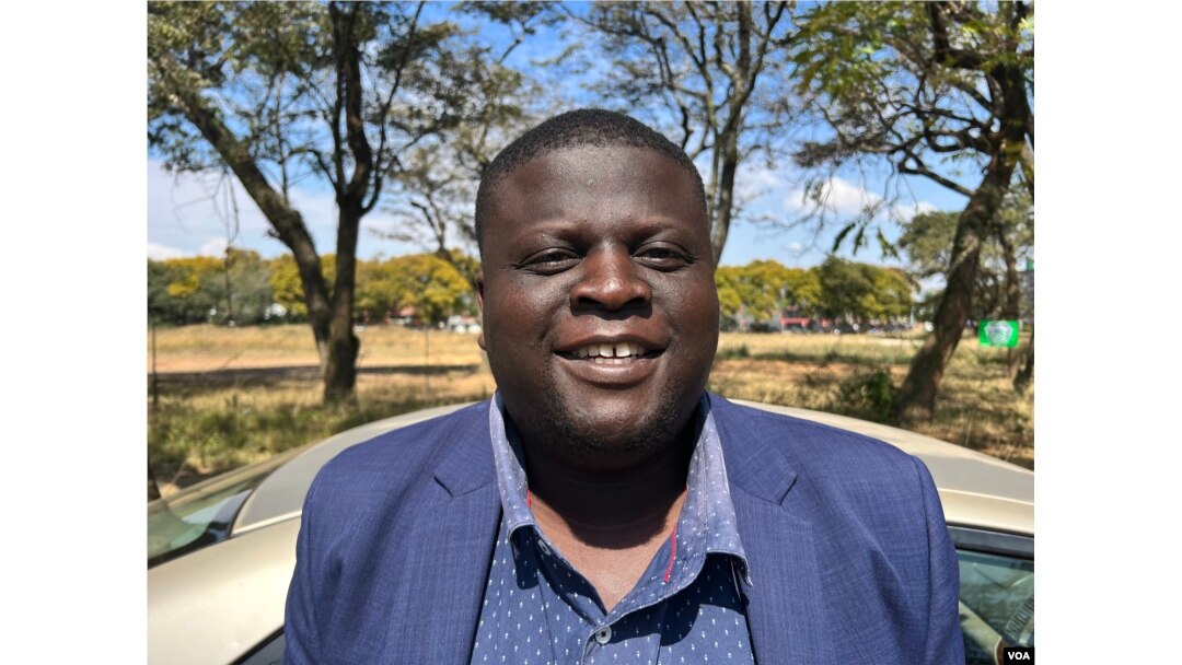 Nigel Nyamutumbu, head of Media Alliance of Zimbabwe, is pictured in Harare, July 20, 2022. (Columbus Mavhunga/VOA)