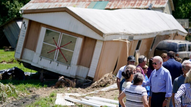 Biden Pledges More Aid to Flood Victims in Kentucky