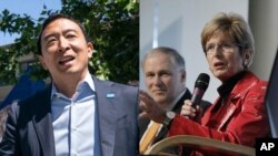 Forward Party Andrew Yang and Christine Todd Whitman