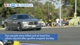 VOA60 America- Two people were killed and at least five others injured after gunfire erupted at a Los Angeles park car show