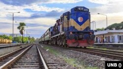 বাংলাদেশ রেলওয়ের একটি ট্রেন। (ফাইল ছবি) 