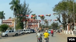 Cidade de Malanje em tempo de campanha eleitoral, Angola