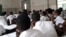 FILE: A general view of a classroom packed with about 70 students of the Aneja Luther King High School, in the Oficar neighbourhood of Malabo, Equatorial Guinea. Taken 10.29.2020