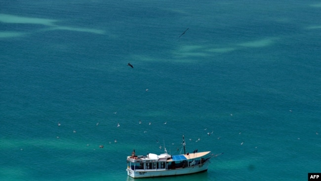 Vista general de la Isla Tortuga, en el Caribe venezolano. (Foto de archivo. FEDERICO PARRA / AFP)