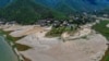 Una vista del embalse de La Boca, que abastece de agua a la ciudad norteña de Monterrey está casi seco, en momentos en que la parte norte de México se ve impactada por una intensa sequía, en Santiago, México, el 9 de julio de 2022. 