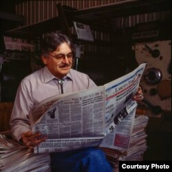 Tim Giago in his prime as editor of the Lakota Times, the first Native American-owned and independently operated newspaper in the U.S.