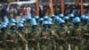 FILE - Ivorian soldiers of the UN peacekeeping mission in Mali take part in celebrations marking the 59th anniversary of Ivory Coast's independence from France, on August 7, 2019 in Abidjan, Ivory Coast.