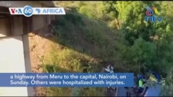 VOA60 Africa - At least 30 killed in Kenya bus crash