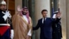 Macron Akeyi Prens Saoudyen Mohammed bin Salman nan Paris 