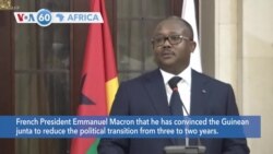 VOA60 Africa - Embalo: Guinean junta to reduce political transition from three to two years