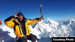 Nepal's Sanu Sherpa makes history by scaling the world's 14 tallest peaks for a second time. (Courtesy Sanu Sherpa)