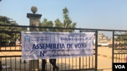 Assembleia de voto no Uige, Angola, 2017