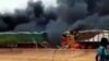 Djihadist set fire on trucks in central Mali, August 3, 2022