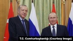 Cumhurbaşkanı Recep Tayyip Erdoğan ve Rusya Devlet Başkanı Vladimir Putin