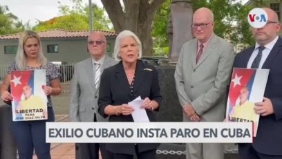 Exilio cubano insta a paro nacional en la isla 