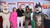 Dari kiri: Vanessa Bayer, Dwayne Johnson, Jameela Jamil dan Kevin Hart pada pemutaran perdana "DC League of Super-Pets" di The Grove, AMC 14, Los Angeles, Rabu, 13 Juli 2022. (Richard Shotwell/Invision/AP)