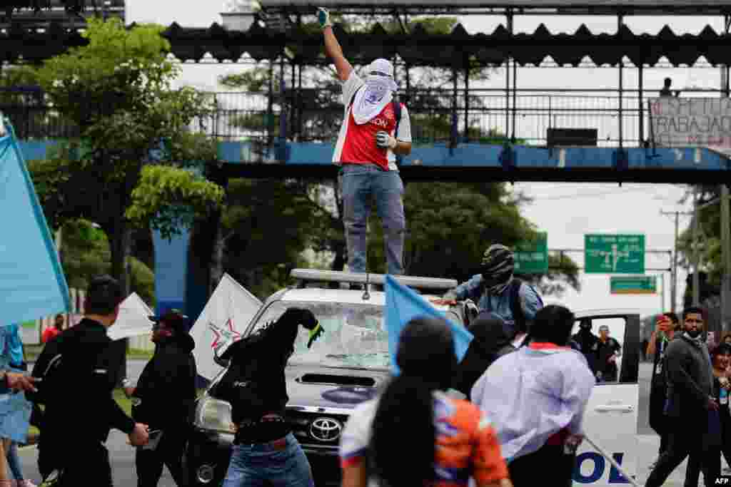 Los panameños que han salido a las calles están inconformes en medio de la inflación que impacta negativamente sus vidas.