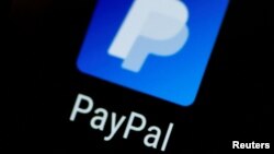 FILE: The PayPal app logo seen on a mobile phone in this illustration photo. Taken Oct.16, 2017.