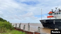 Una vista de un barco en el sitio de construcción de Gaico Construction and General Services Inc. en Georgetown, Guyana, 14 de febrero de 2022. REUTERS/Sabrina Valle