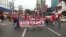 Panameños en protesta por precios de combustible