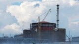 A view of the Zaporizhzhia Nuclear Power Plant near the Ukrainian city of Enerhodar, Aug. 4, 2022. 