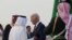 U.S. President Joe Biden arrives at King Abdulaziz International Airport, in Jeddah, Saudi Arabia July 15, 2022. REUTERS/Evelyn Hockstein