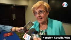 Esmeralda Arosemena de Troitiño, relatora de la CIDH para Venezuela y Nicaragua. [Foto Houston Castillo, VOA]