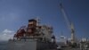 El carguero Polarnet llega al puerto de Derince en el Golfo de Izmit, Turquía, el lunes 8 de agosto de 2022.