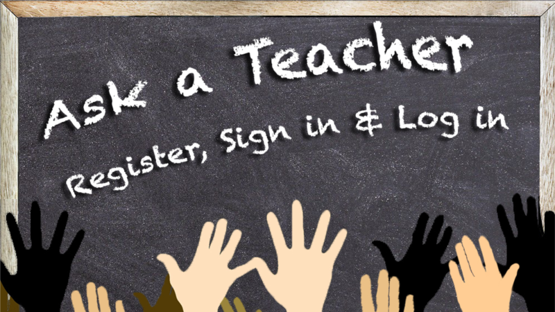 Register, Sign in and Log in